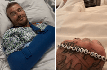 David Beckham ricoverato in ospedale, Victoria: “Guarisci presto papino”