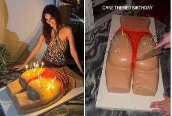 Emily Ratajkowski compie 34 anni, la torta è il lato B