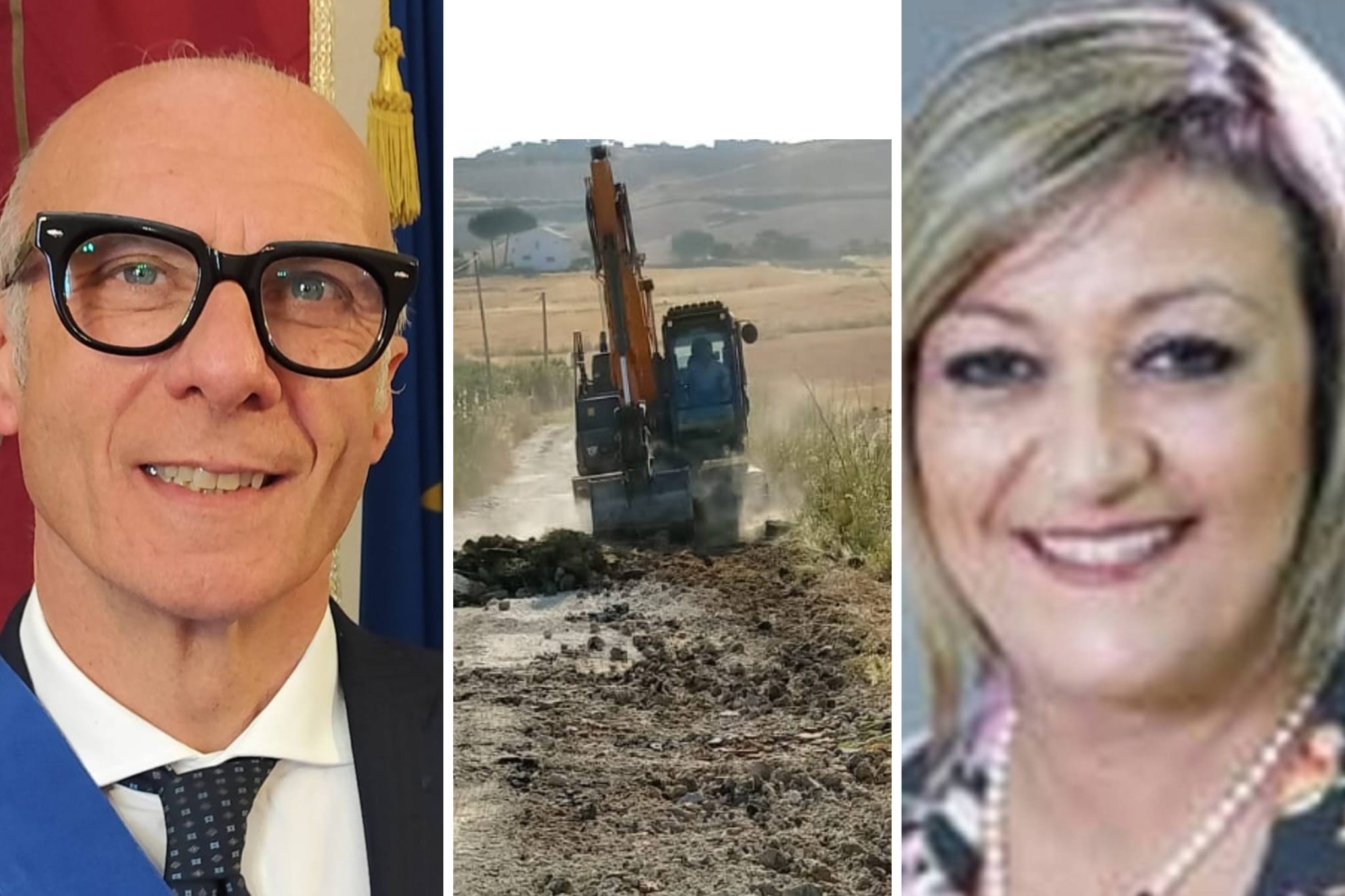 SP 233, al via i lavori di somma urgenza: determinante l’azione del sindaco di Villalba Maria Paola Immordino in sinergia con il presidente del Libero Consorzio Tesauro