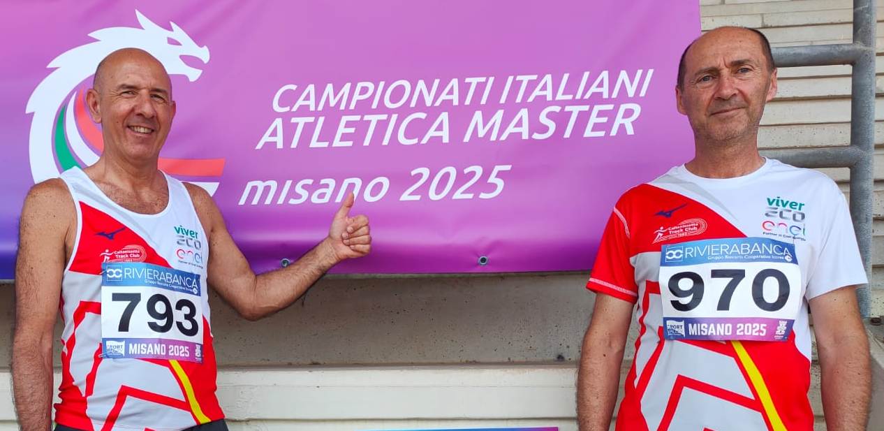 Ai campionati italiani Master di Atletica Leggera a Misano Adriatico, brilla la stella della Track Club Master Caltanissetta