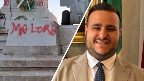 Caltanissetta. Imbrattato Altare della Patria, Lega Giovani: “Insulto alla memoria, calpestata la nostra storia”