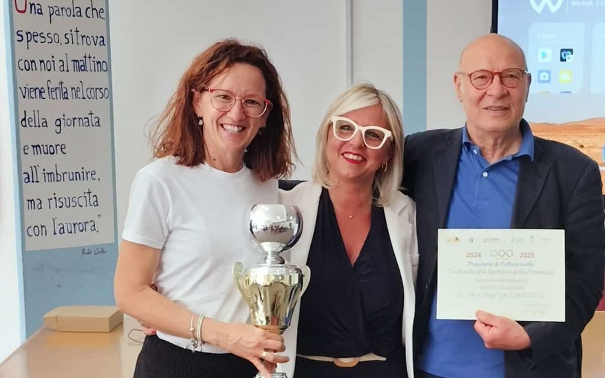 Caltanissetta. L’Istituto “Martin Luther King” insignito del premio di “Scuola sportiva della Provincia”