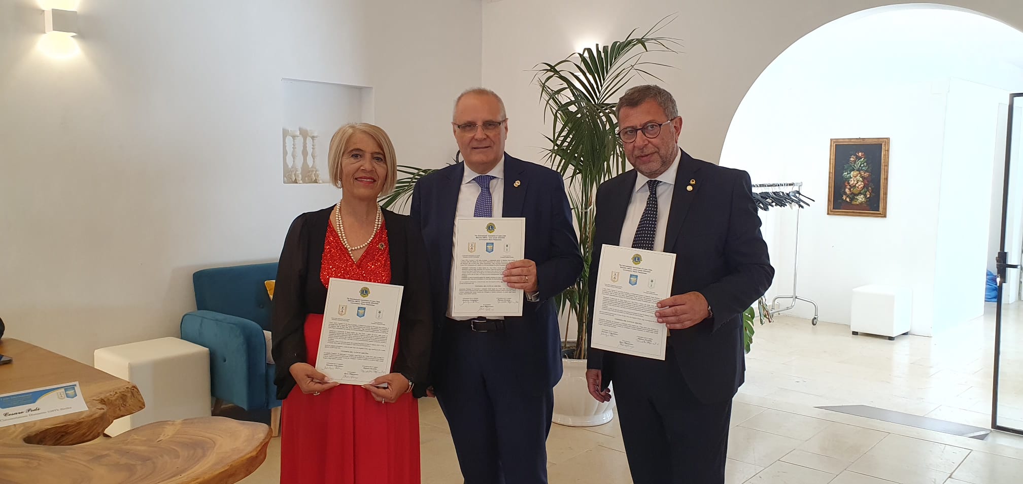 “Patto di Amicizia” tra Lions Club Riesi e il Lions Club Caltanissetta dei Castelli