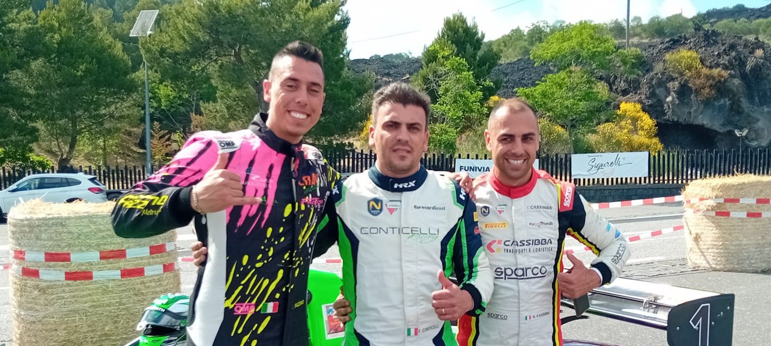 Motori. Alla Catania – Etna trionfa Francesco Conticelli; sul podio Samuele Cassiba e Luigi Fazzino
