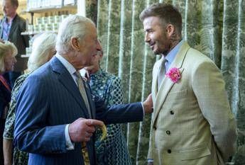 Re Carlo nominerà cavaliere David Beckham per il suo impegno nella beneficenza