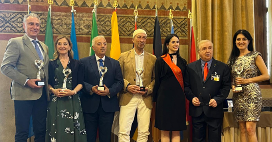 I palermitani Rosa Maria Sciortino e Andrea Giostra premiati per il loro impegno civico e sociale dalla ONG svizzera “International Universum Academy”