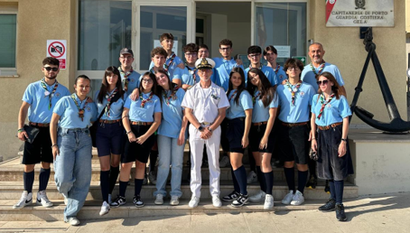 Tutela dell’ambiente e sicurezza in mare, gli scout del gruppo AGESCI Gela 7 ospiti in Capitaneria di Porto