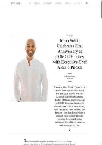 Singapore: Torno Subito celebrates first anniversary with an Italian touch
