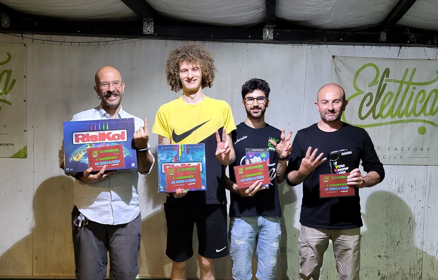 Risiko Club Ufficiale Caltanissetta, XIX° Torneo: Martino Brucato vince la finale