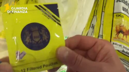 Caltanissetta. Sequestrati oltre 20 kg di tabacco da masticare illegale