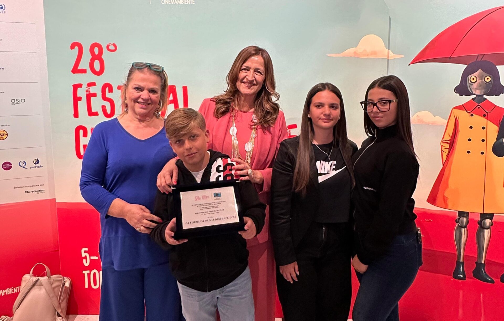 Al CinemAmbiente Junior di Torino successi per gli studenti degli Istituti “G. Verga” di Gela e “Nino di Maria” di Sommatino-Delia