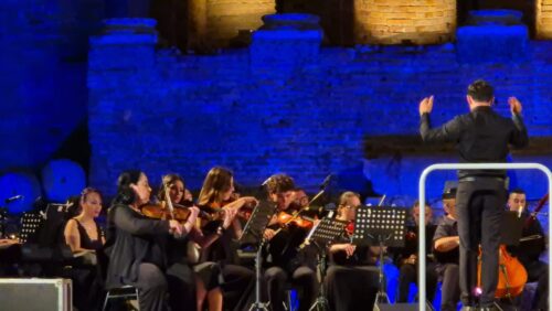La Giovane Orchestra Sicula gran protagonista al Teatro Antico di Taormina
