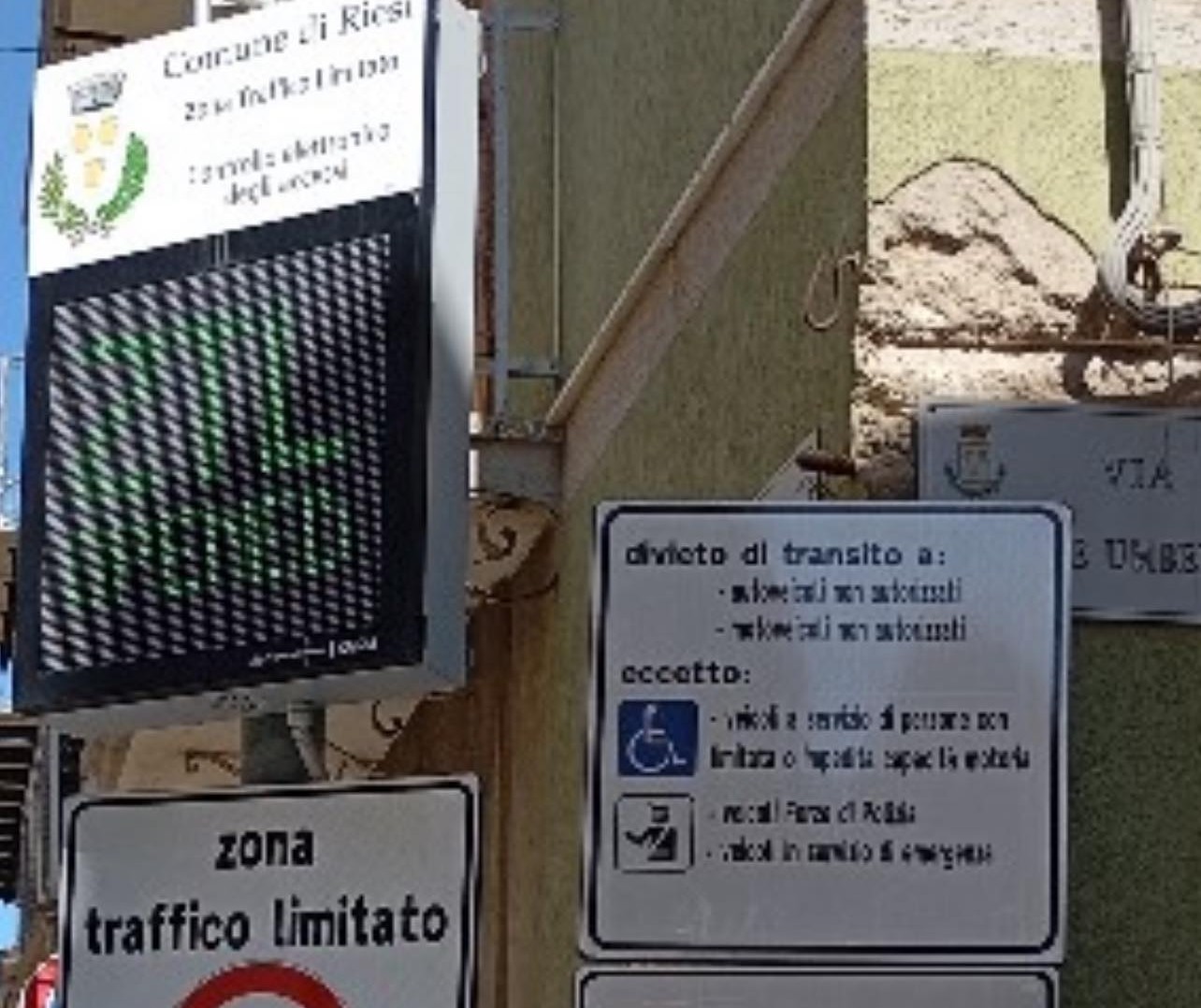 Riesi. Fino al 15 settembre attivi i varchi della zona a traffico limitata