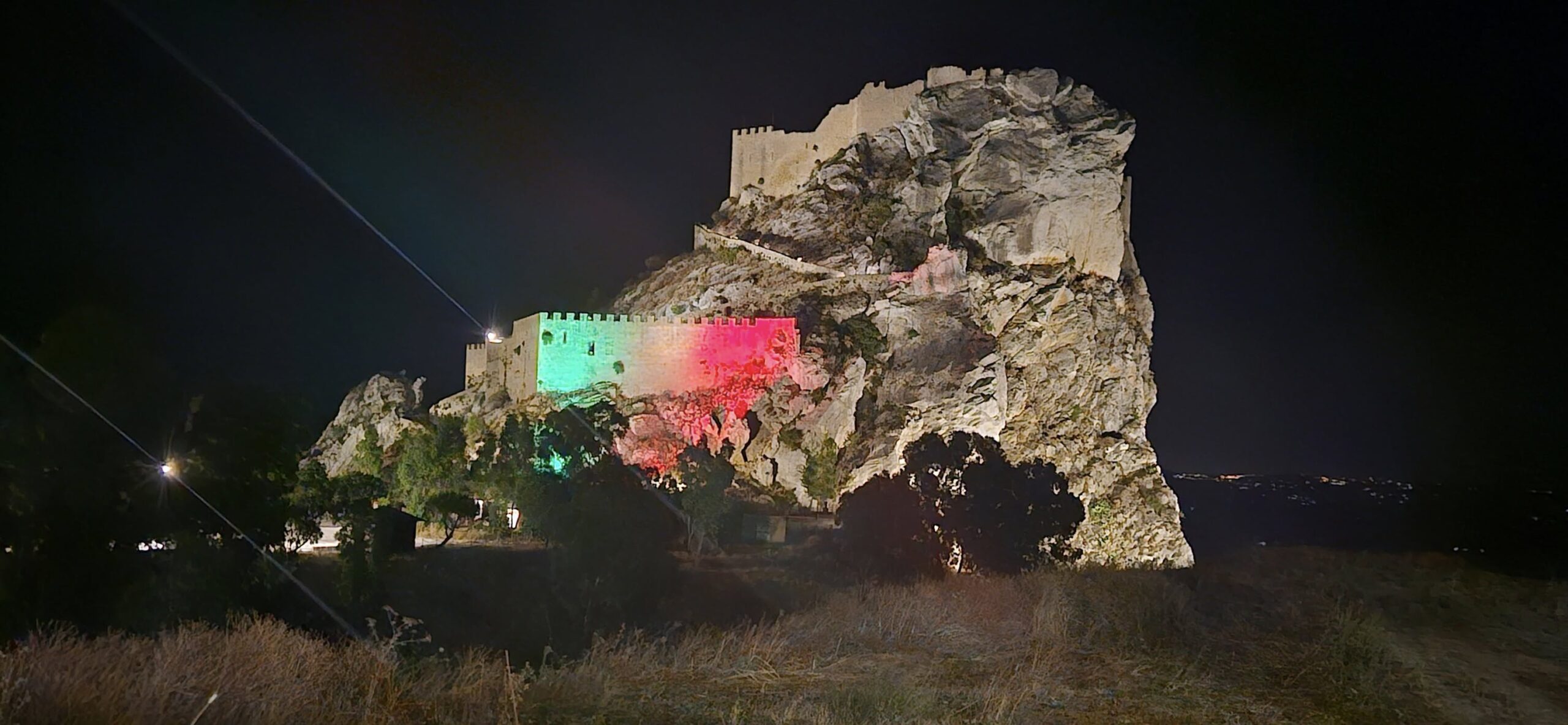 Mussomeli, completati i lavori di illuminazione artistica del Castello Manfredonico