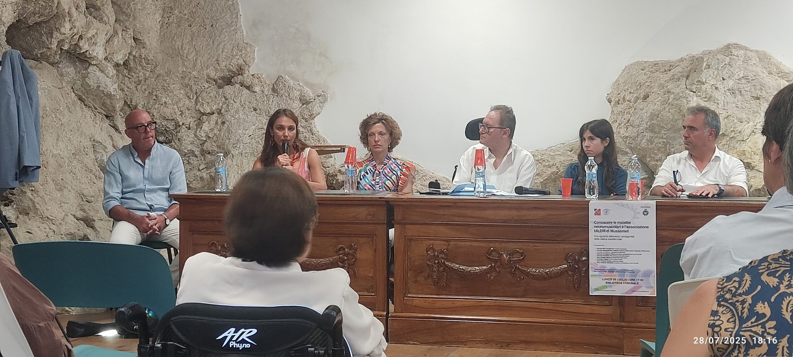 Partecipato convegno presso la biblioteca comunale: “Conoscere le malattie neuromuscolari e l’associazione UILDM di Mussomeli”-