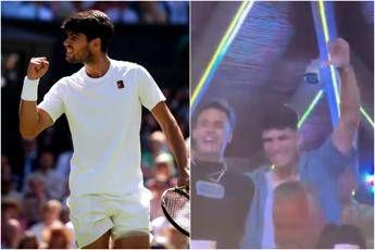 Alcaraz, vacanze dopo Wimbledon: Carlos ‘pizzicato’ in discoteca