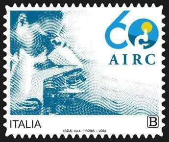 Francobollo per 60 Fondazione Airc, impegno per ricerca oncologica in Italia