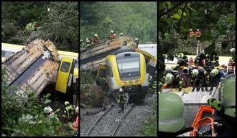 Germania, deraglia treno con un centinaio di passeggeri: “Diversi morti e feriti”