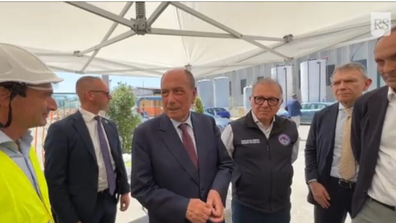Schifani in visita al dissalatore di Gela: “Una sfida per la sicurezza idrica della Sicilia”