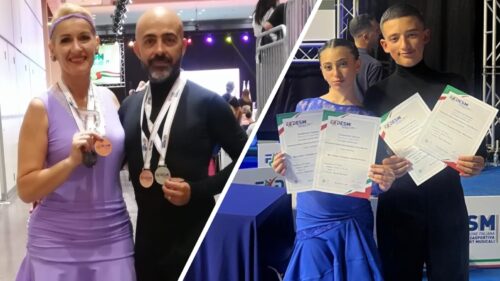 Caltanissetta. Brillano due coppie di ballerini della Full Dance Academy ai Campionati Italiani FIDESM a Rimini