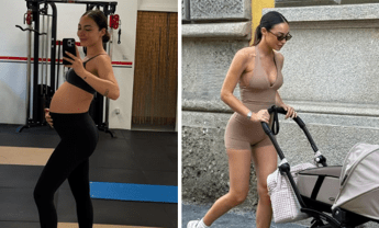 Mamme vip, allenamento in gravidanza e pressione social: il corpo post-parto è polemica