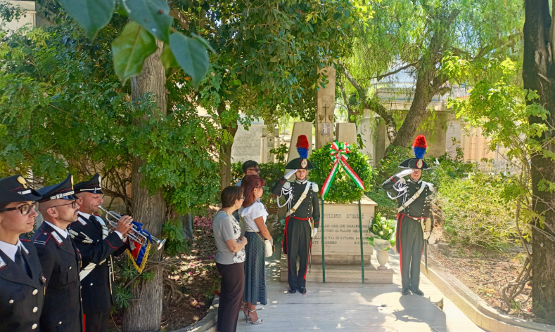 Carabinieri, commemorato a Gela il sacrificio del Maresciallo Sebastiano D’Immè nel 29° anniversario della sua scomparsa