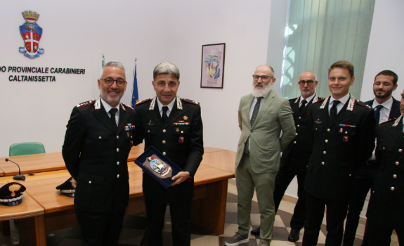 Caltanissetta. Il Generale Ubaldo Del Monaco in visita al Comando Provinciale Carabinieri