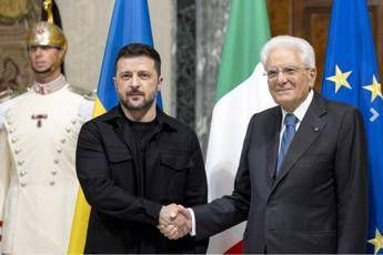 Ucraina, incontro Mattarella-Zelensky: “Pieno sostegno Italia a Kiev”