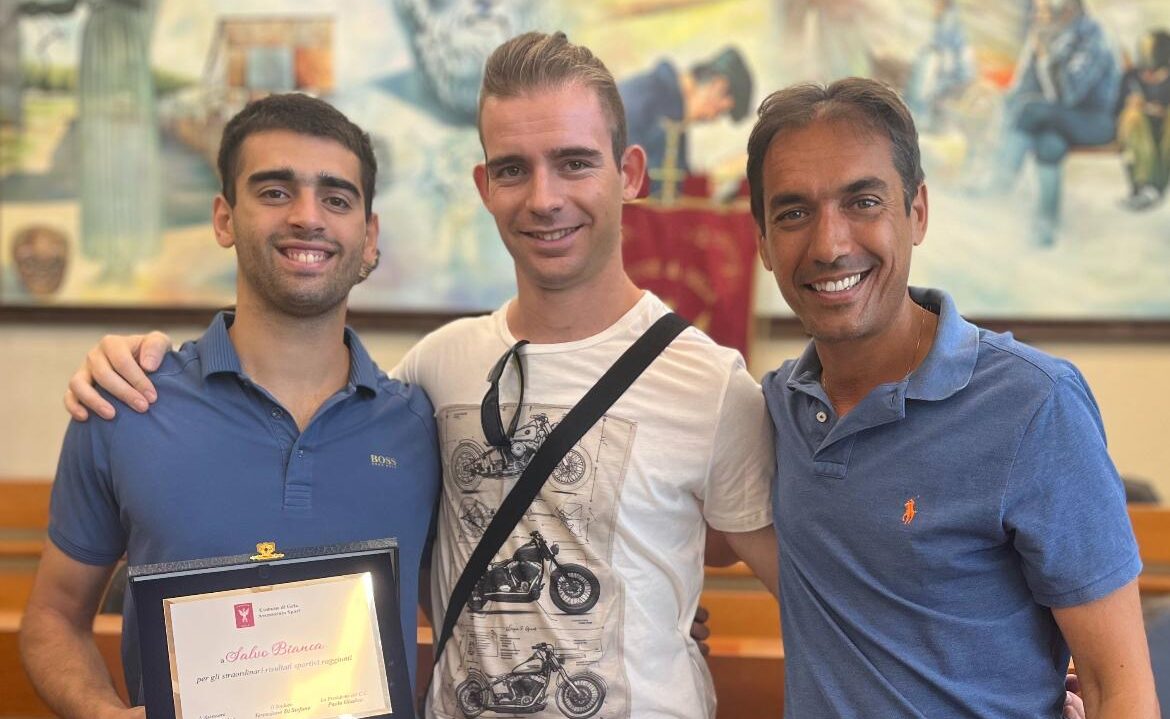 Gela. L’atleta Salvo Bianca premiato al Comune: parteciperà ai mondiali in Australia