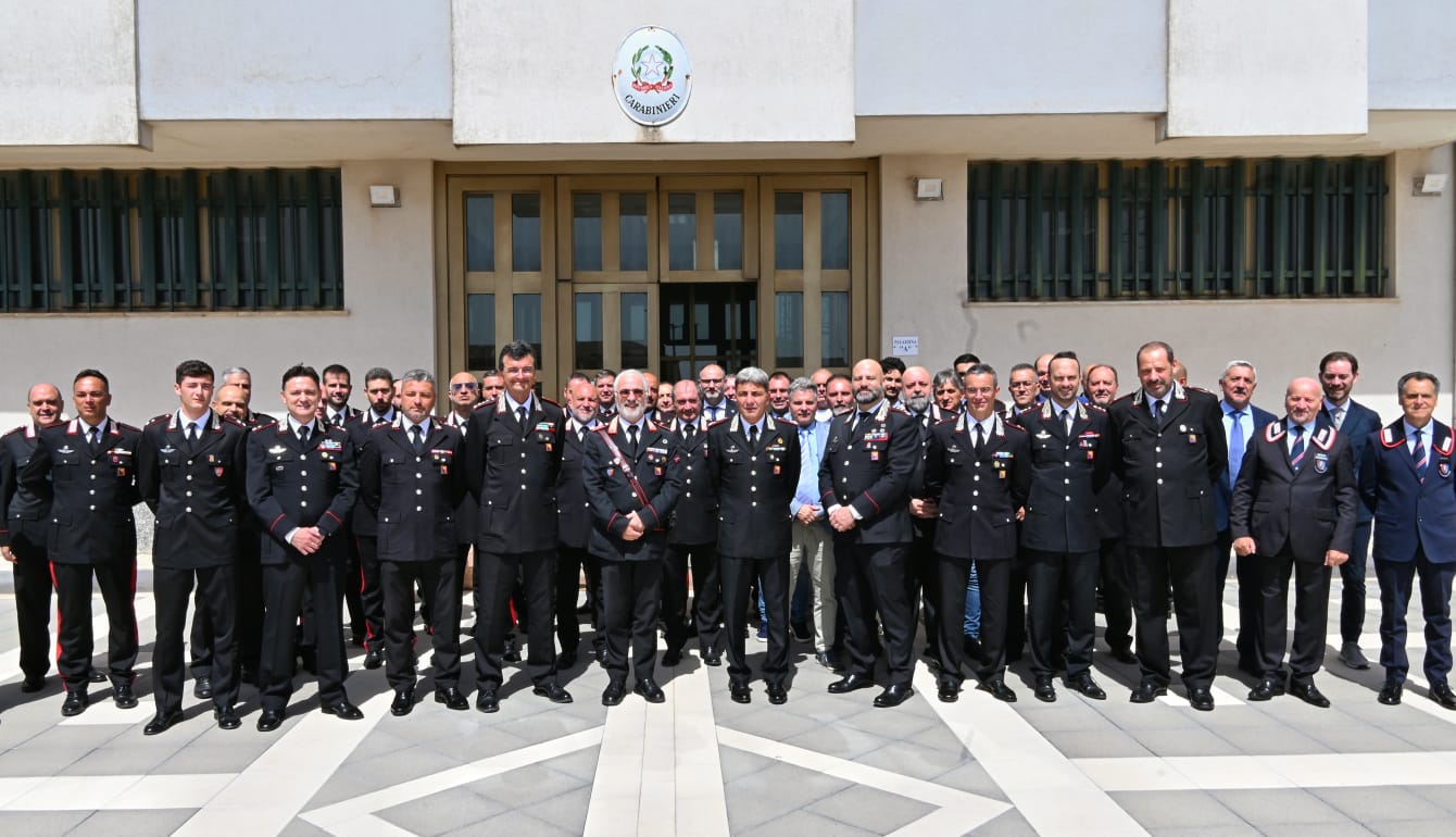 Carabinieri, il Generale Ubaldo Del Monaco in visita al Comando Provinciale di Enna