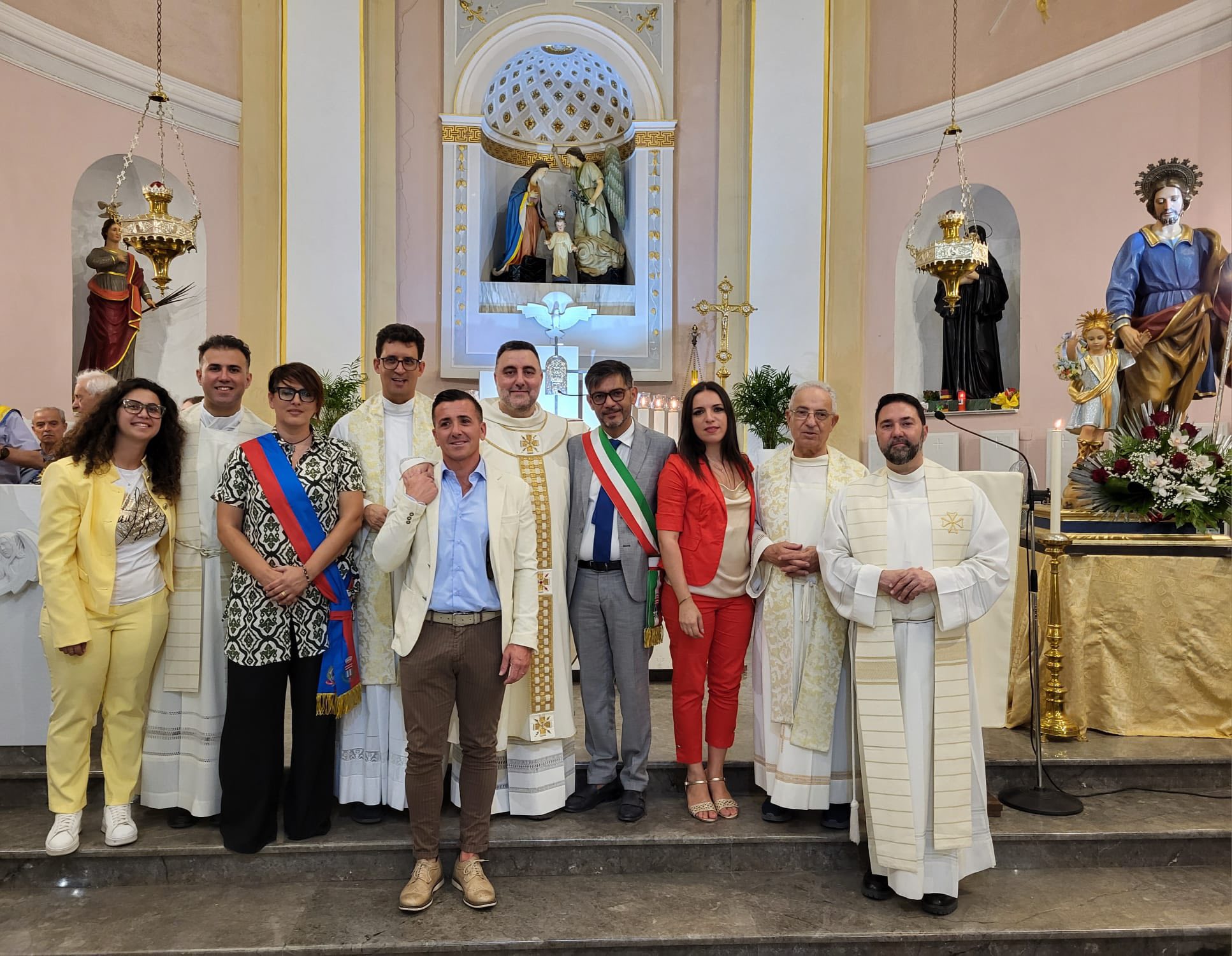 Sommatino. Festeggiamenti solenni a fra Martino Chiaramonte per l’inizio del suo cammino sacerdotale