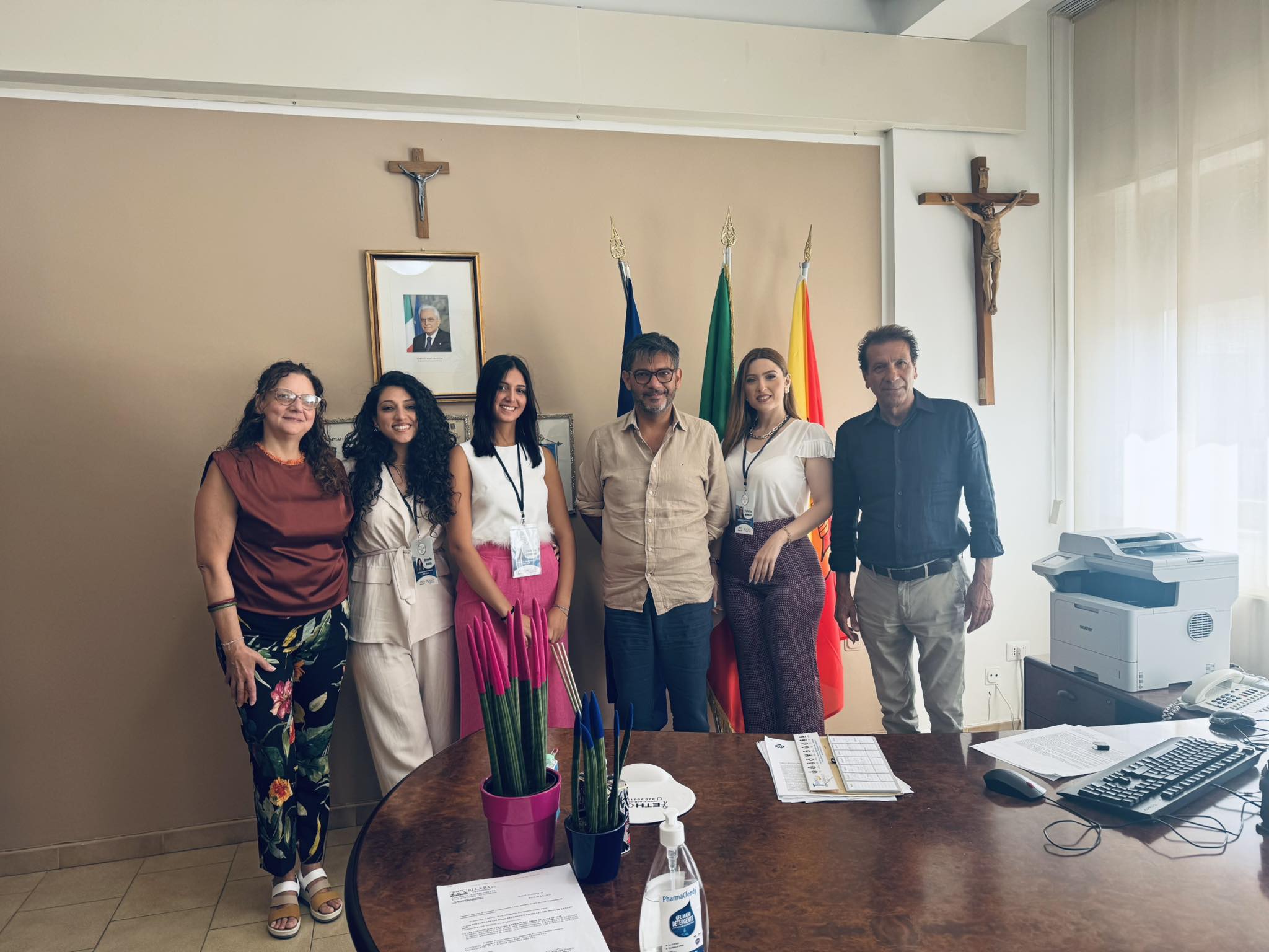 Sommatino. Accolte dal sindaco le tre nuove volontarie del Servizio civile alla Pro Loco