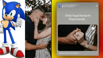 Anche Sonic ha qualcosa da dire sul matrimonio di Taylor Swift e Travis Kelce