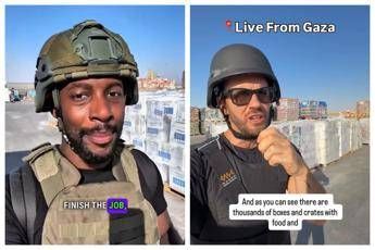 Gaza, Israele invia 10 influencer nella Striscia: “Qui è pieno di cibo, ecco la verità”