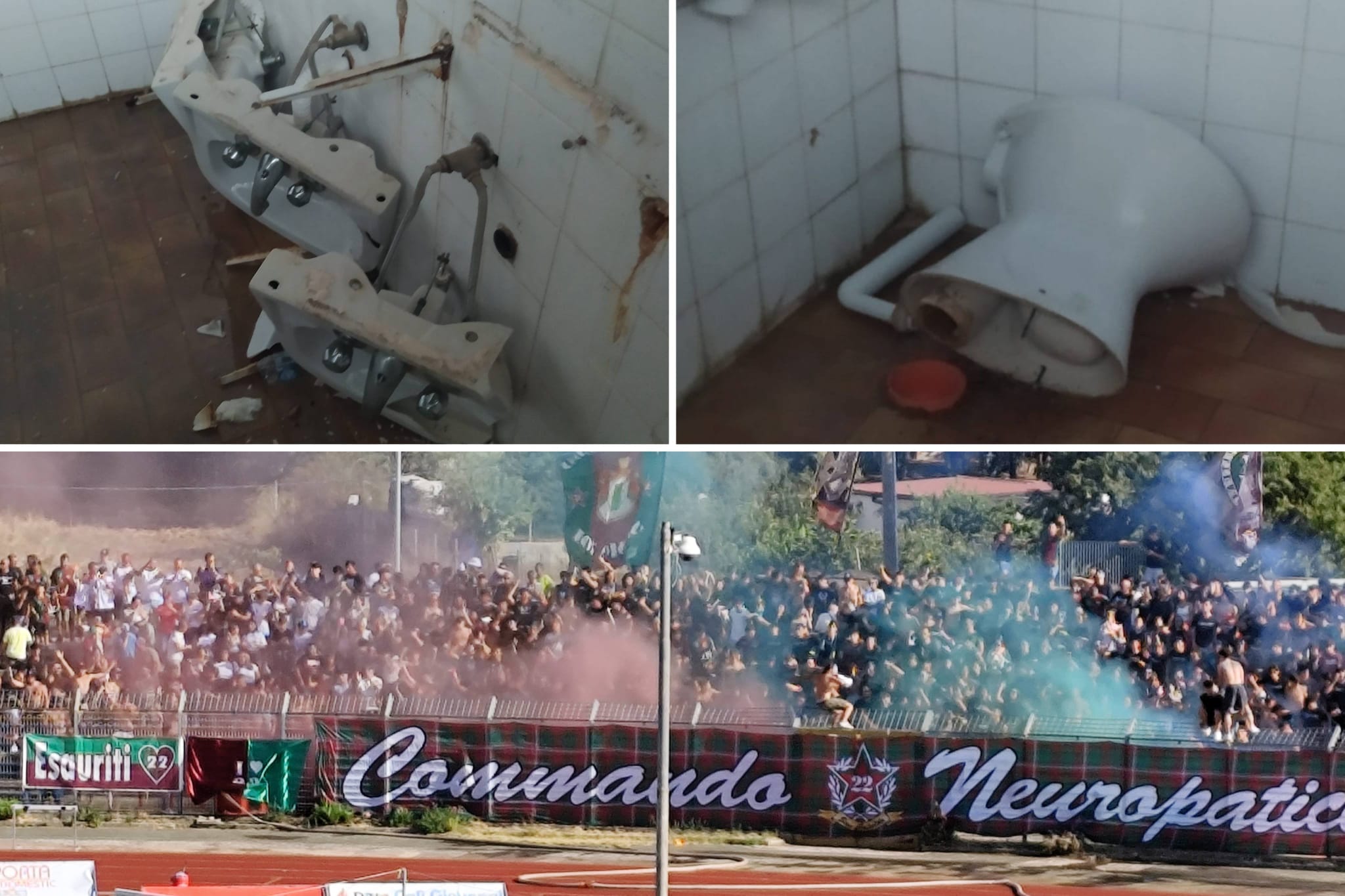 Caltanissetta. Coppa Italia, la Sancataldese elimina la Nissa: festa sportiva rovinata da atti vandalici nel settore ospiti