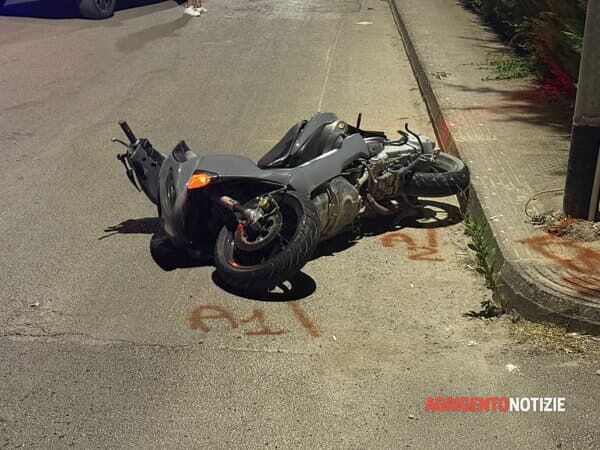 Tragedia nell’Agrigentino: 15enne perde il controllo del suo scooter, finisce a terra e muore