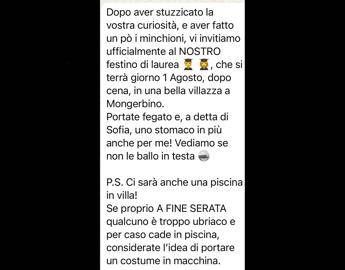 Morta alla festa in villa a Bagheria, l’agghiacciante presagio sulla piscina nell’invito