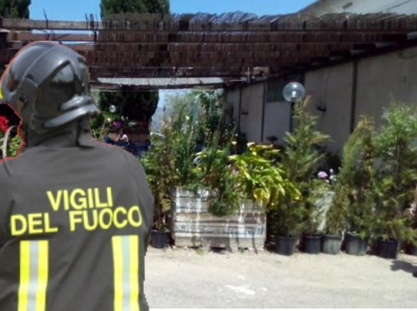Caltanissetta, incendio al ristorante “Le Fontanelle”: distrutta la cucina, danni ingenti