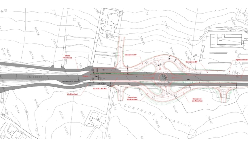 Caltanissetta. Una rotatoria e un ponte di collegamento lungo la 640, il progetto sarà presentato in conferenza stampa  il primo di settembre