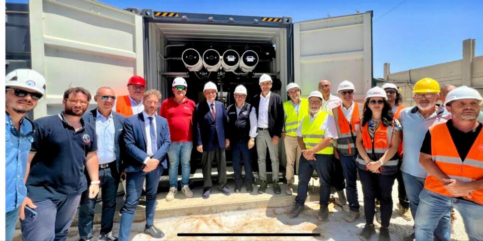 Entrato in funzione dissalatore di Gela: immette in rete 50 litri d’acqua al secondo