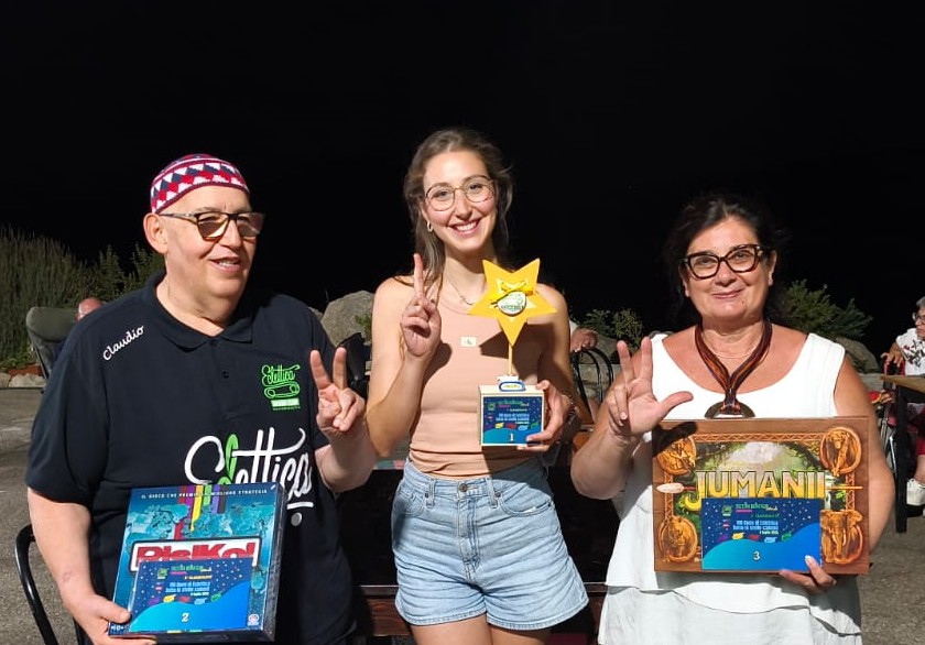 Caltanissetta. Risiko, Alessia Pinzino vince “Open sotto le stelle cadenti” su Claudio Lombardo e Maria Pia Matraxia