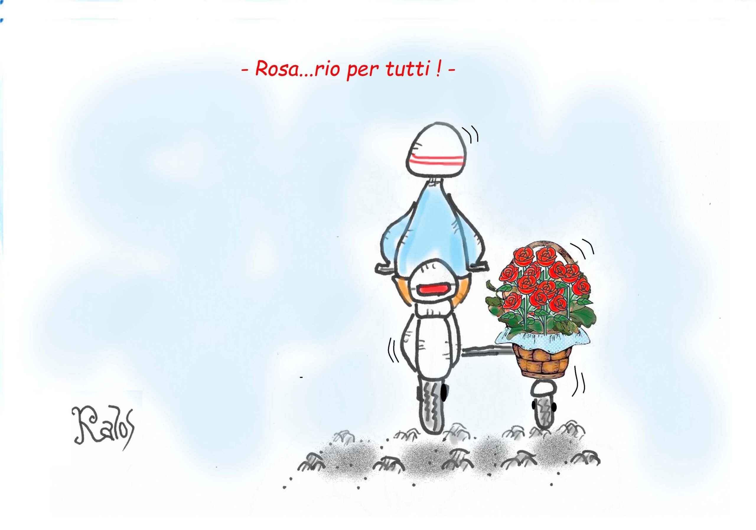 La storia di Abdul Basid detto Rosario perché vende le rose.