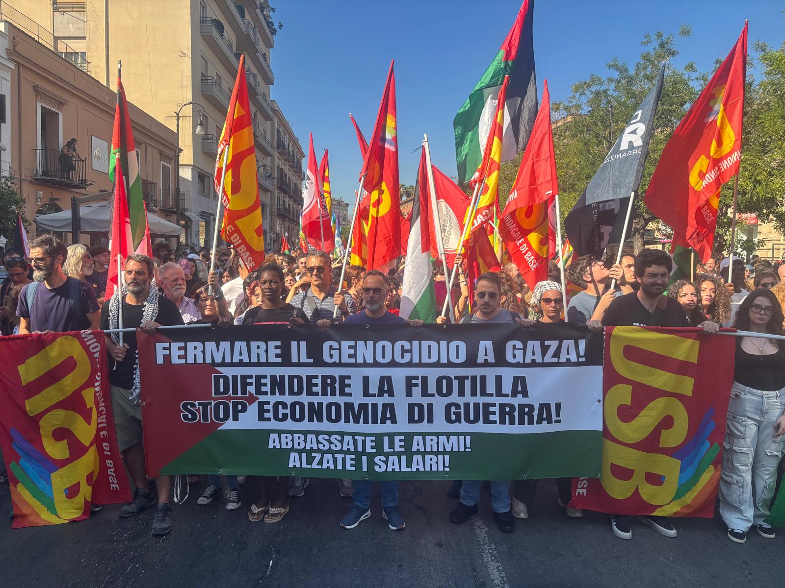A Palermo il corteo per Gaza: in strada studenti e mondo dell’associazionismo