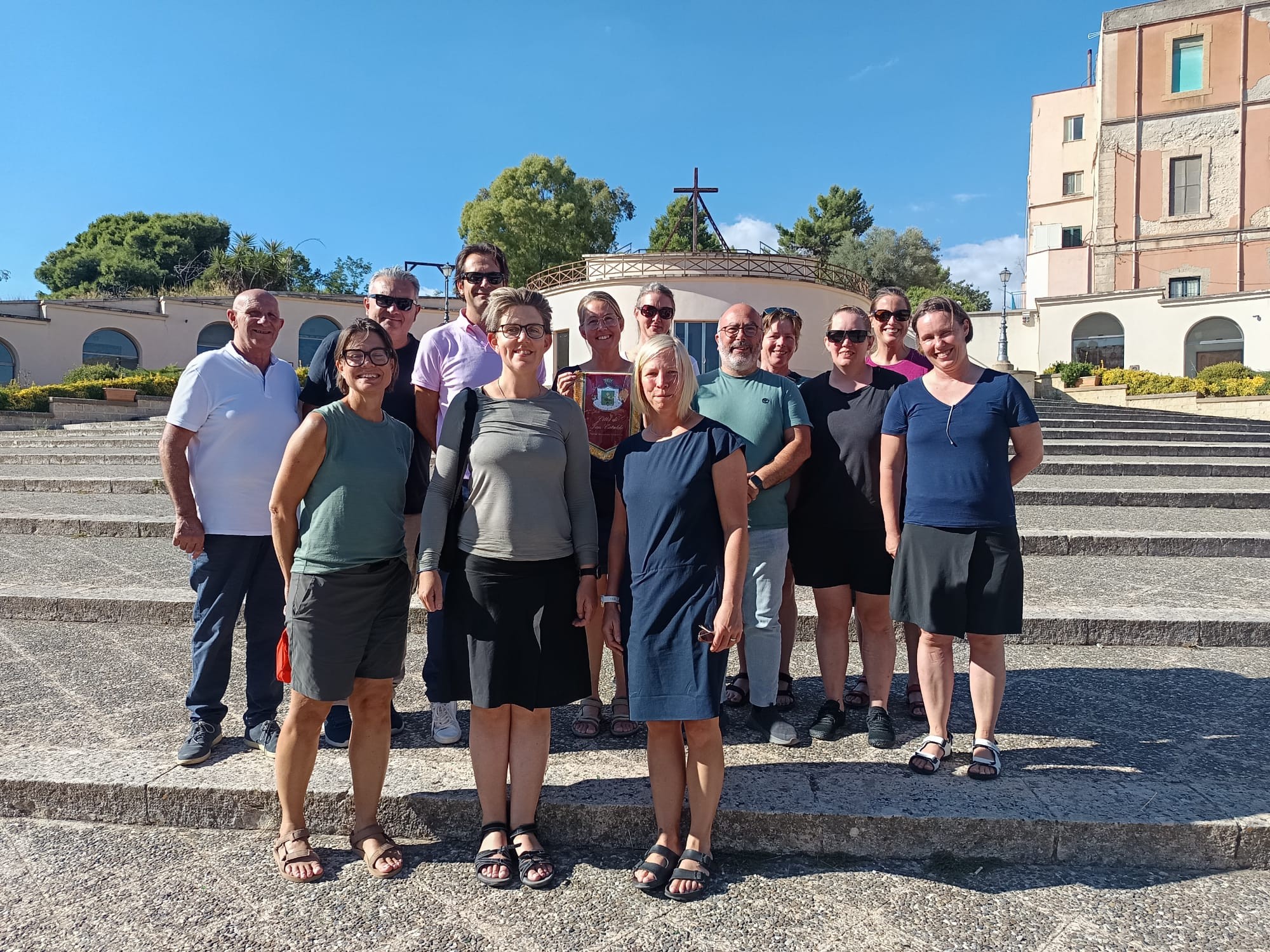 San Cataldo. Accolte in Città le  le camminatrici svedesi della Via dei Frati