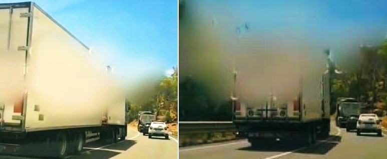 Sanzionato dalla Polizia autista di un autocarro filmato mentre effettua sorpassi pericolosi lungo la Catania – Gela