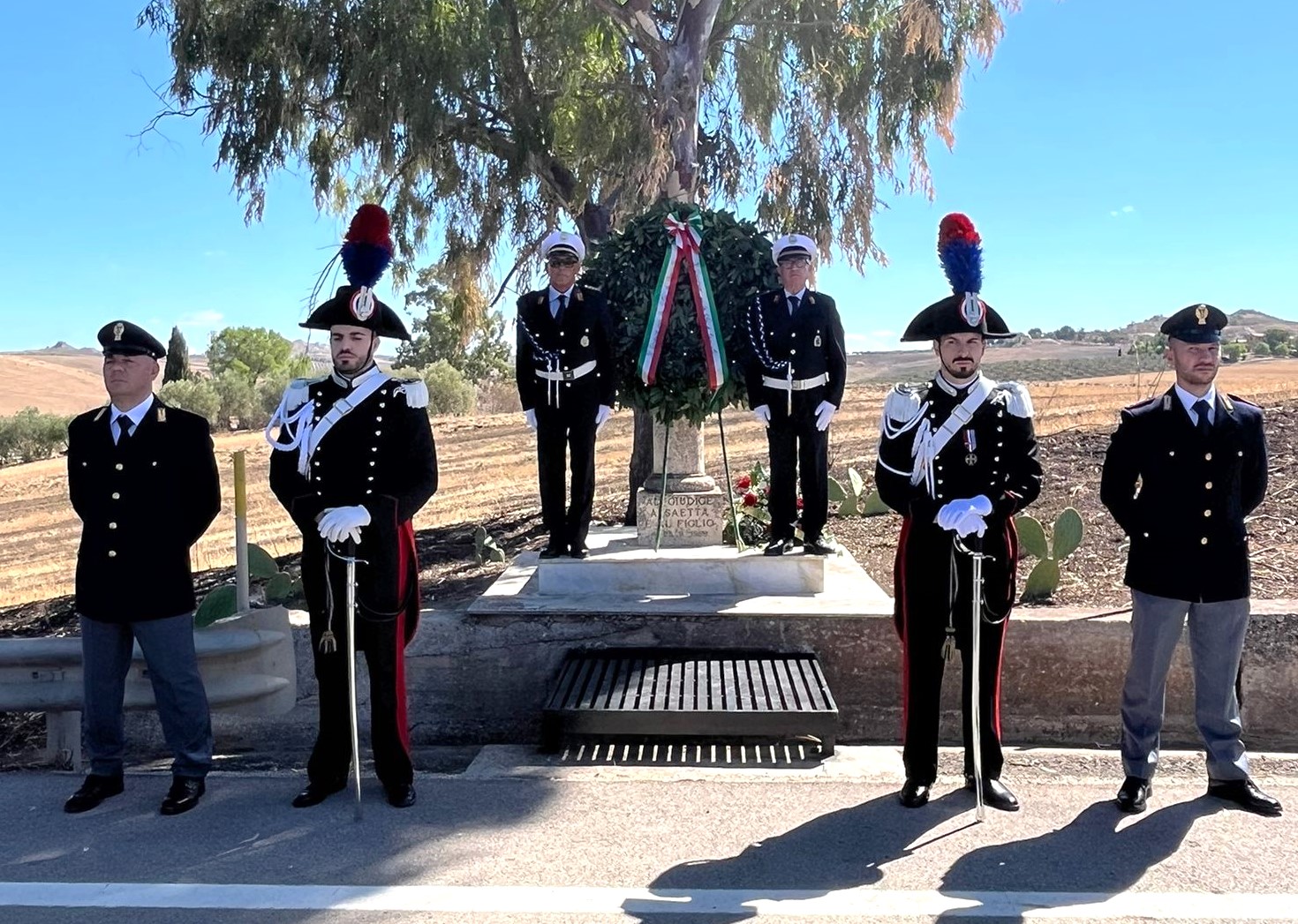 Caltanissetta. La Polizia ricorda l’omicidio del giudice Antonino Saetta e del figlio Stefano sulla SS 640
