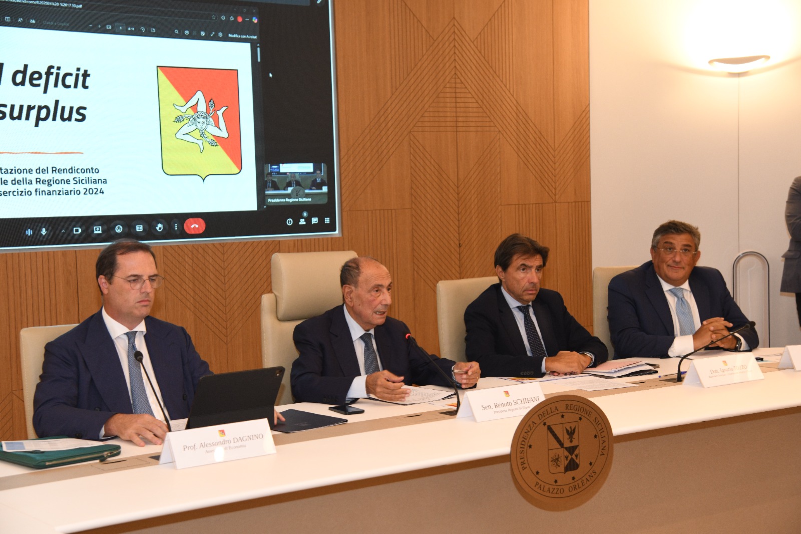 Economia, Regione azzera disavanzo e chiude rendiconto 2024 con +2,15 miliardi. Schifani: «Risultato storico. La Sicilia ora ha i conti in regola»