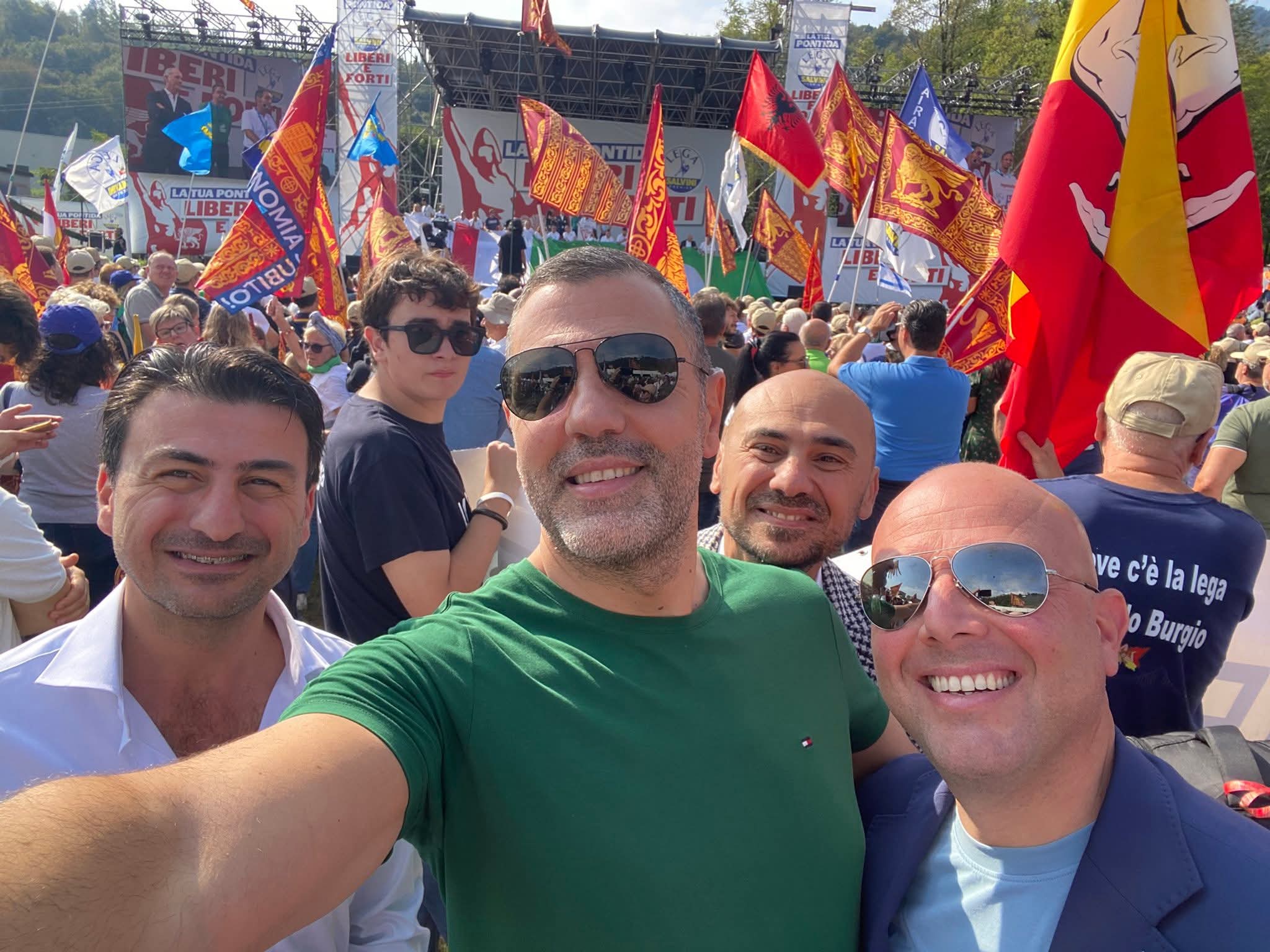 Pontida, dal mito medievale alla politica: la delegazione nissena protagonista al raduno leghista