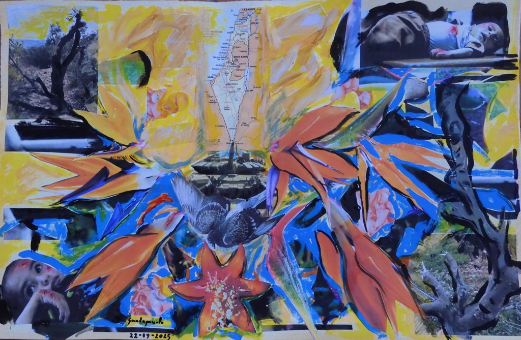 “È davvero finito il sogno di uno Stato palestinese?”, la nuova opera dell’artista nisseno Francesco Guadagnuolo