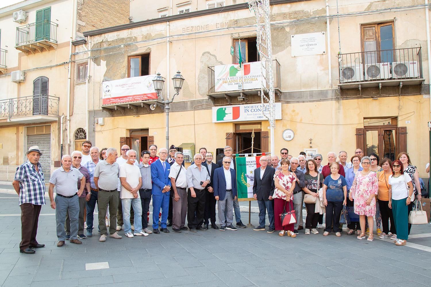 Santa Caterina Villarmosa festeggia i 140 anni della Società Militari in Congedo: due giornate di musica, memoria e comunità